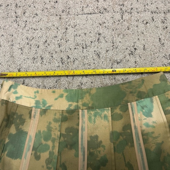 Odille (Anthropologie) Sz.12 cotton skirt just dry cleaned! Pleated beautiful - Picture 7 of 9